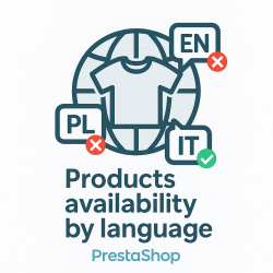 Dostępność produkt&oacute;w według język&oacute;w PrestaShop