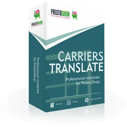 Carriers translations for PrestaShop