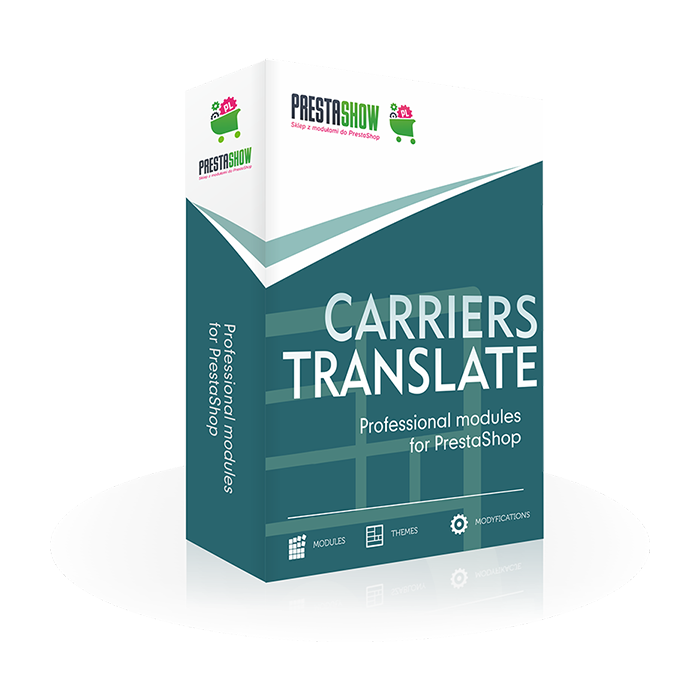 Carriers translations for PrestaShop