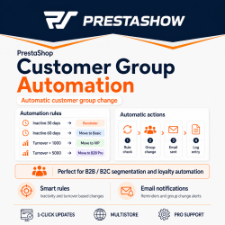 Automatyczna zmiana grup klientów w PrestaShop