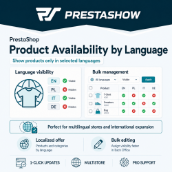 Dostępność produktów według języków PrestaShop