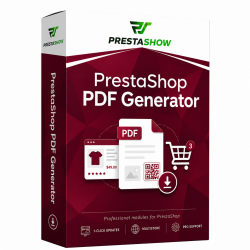PrestaShop PDF Generator - strona produktu i koszyk