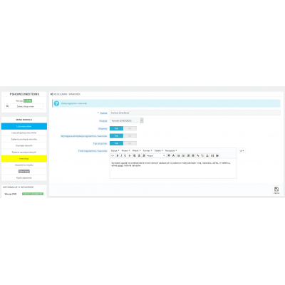 PrestaShop Terms conditions manager GDRP PrestaShop Terms conditions manager GDRP