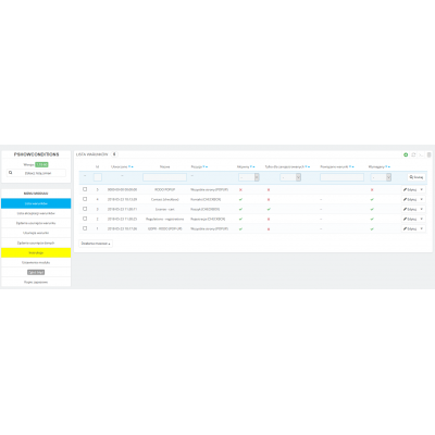 PrestaShop Terms conditions manager GDRP PrestaShop Terms conditions manager GDRP