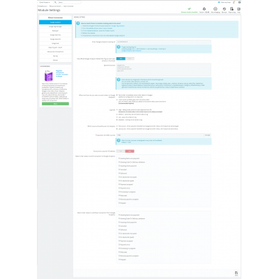 Google Analytics & Conversion Pro for PrestaShop Google Analytics & Conversion Pro for PrestaShop
