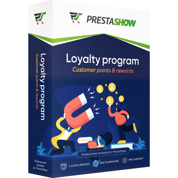 PrestaShop Program lojalnościowy Pro