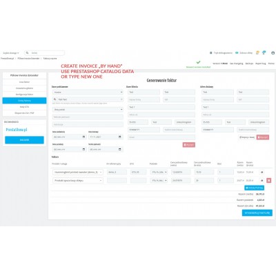 PrestaShop Invoices Extender Manager PrestaShop Invoices Extender Manager