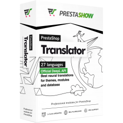 PrestaShop Translator - neural translation of your store in 27 languages
