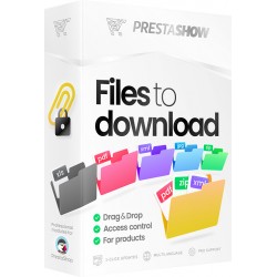 Descargas y archivos adjuntos de PrestaShop