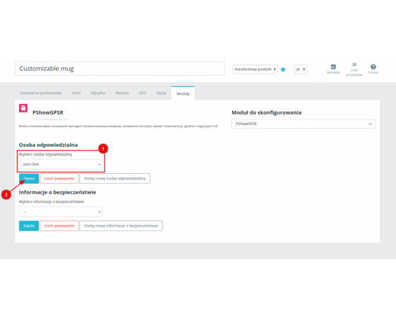 PrestaShop GPSR - bezpieczeństwo produktów w sklepie internetowym