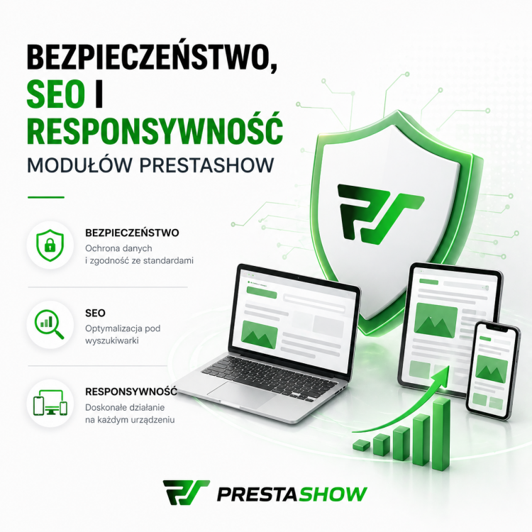 Bezpieczeństwo, SEO i responsywność modułów PrestaShow