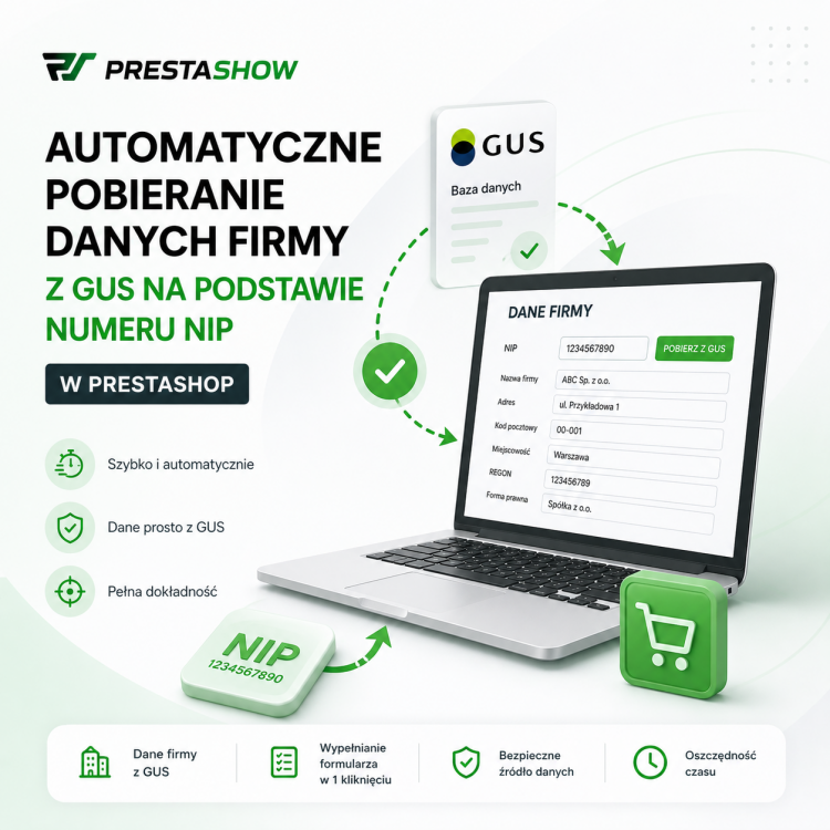 PrestaShop GUS i NIP PrestaShop GUS i NIP
